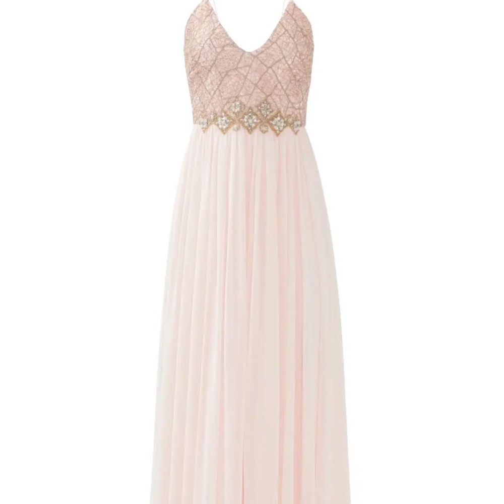 Badgley mischka blushing ballerina dress